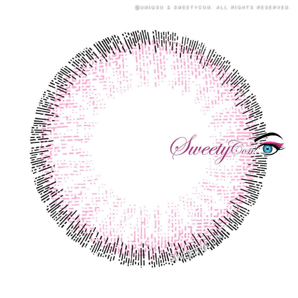 Sweety Pomelo Pink colored contacts