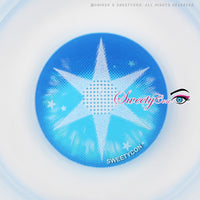 Sweety Pop Star Blue (1 lens/pack)-Colored Contacts-UNIQSO Canada
