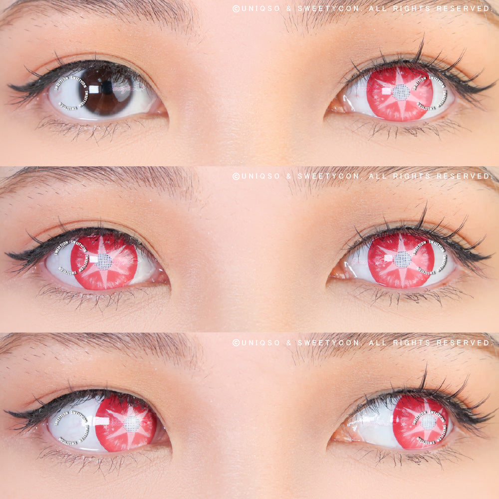 Sweety Pop Star Pink (1 lens/pack)-Colored Contacts-UNIQSO Canada