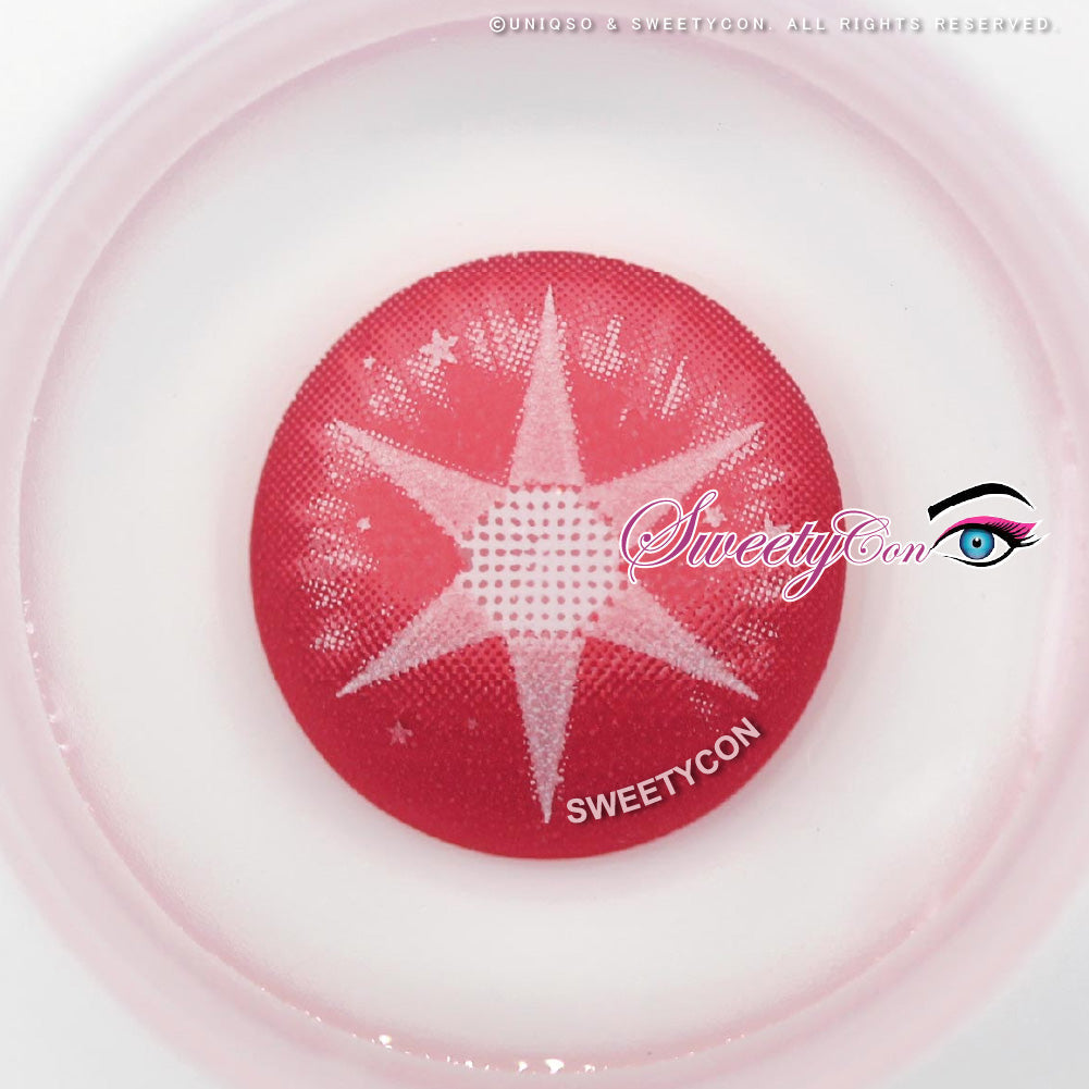 Sweety Pop Star Pink (1 lens/pack)-Colored Contacts-UNIQSO Canada