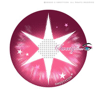 Sweety Pop Star Pink (1 lens/pack)-Colored Contacts-UNIQSO Canada