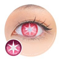 Sweety Pop Star Pink (1 lens/pack)-Colored Contacts-UNIQSO Canada