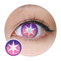 Sweety Pop Star Violet (1 lens/pack)-Colored Contacts-UNIQSO Canada