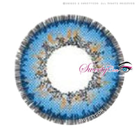 Sweety Poppy Blue (1 lens/pack)-Colored Contacts-UNIQSO Canada