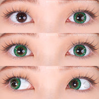 Sweety Poppy Green (1 lens/pack)-Colored Contacts-UNIQSO Canada