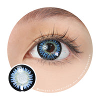 Sweety Princess Mimina Blue (1 lens/pack)-Colored Contacts-UNIQSO Canada
