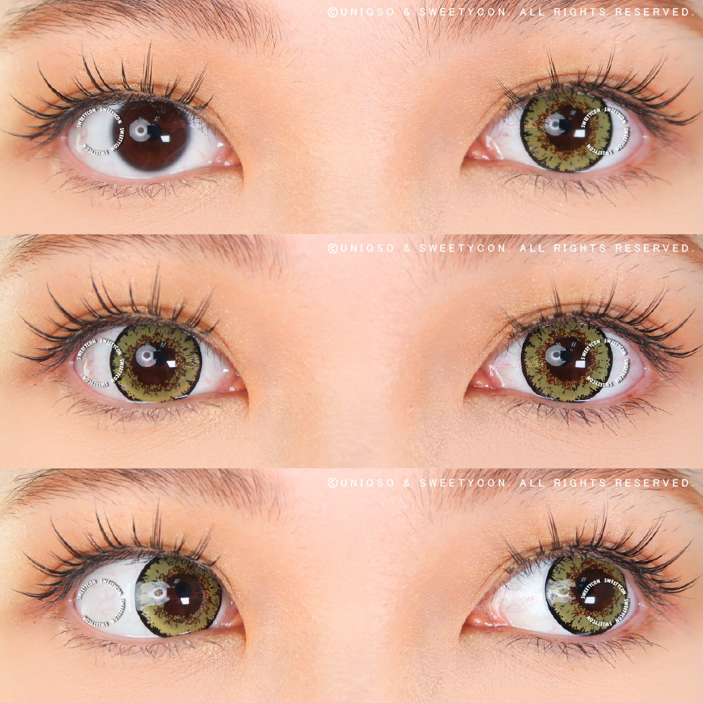 Sweety Queen Brown (1 lens/pack)-Colored Contacts-UNIQSO Canada