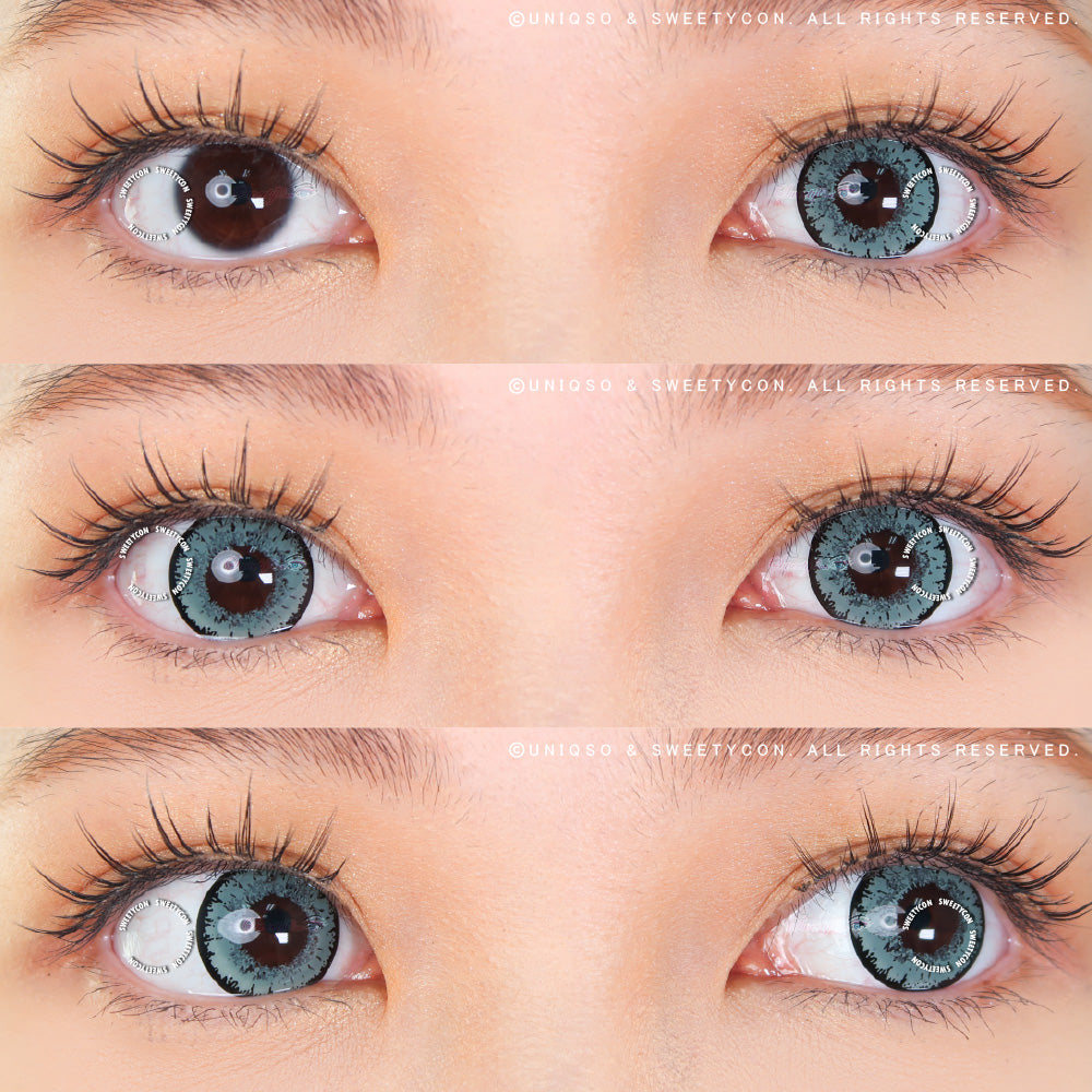 Sweety Queen Dark Grey (1 lens/pack)-Colored Contacts-UNIQSO Canada
