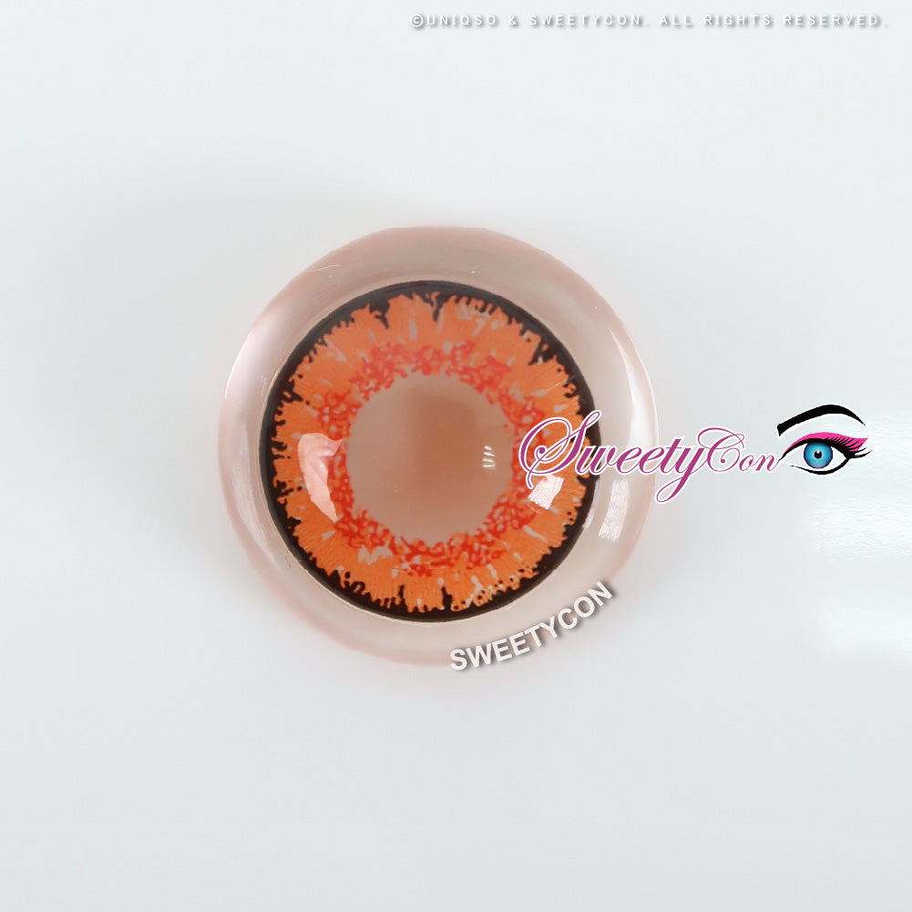 Sweety Queen Light Orange (1 lens/pack)-Colored Contacts-UNIQSO Canada