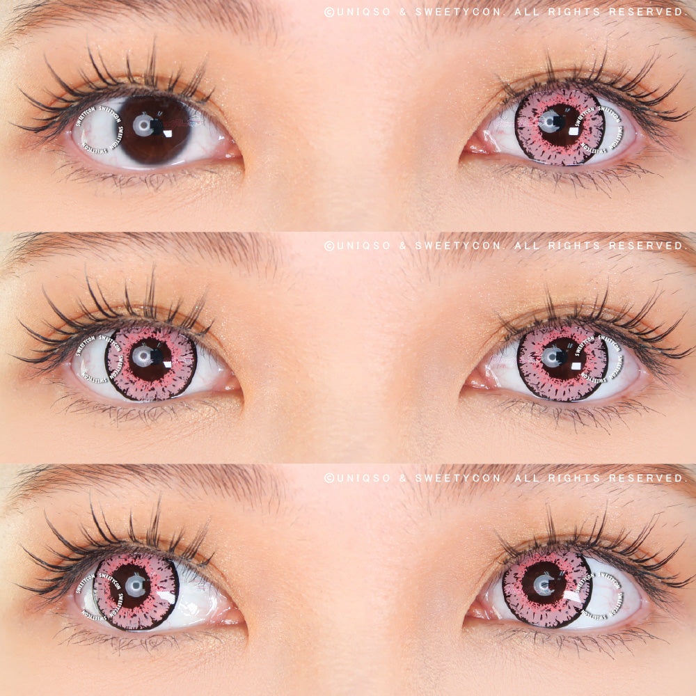 Sweety Queen Light Pink (1 lens/pack)-Colored Contacts-UNIQSO Canada