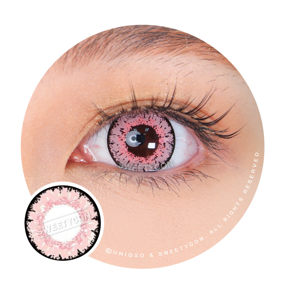 Sweety Queen Light Pink (1 lens/pack)-Colored Contacts-UNIQSO Canada