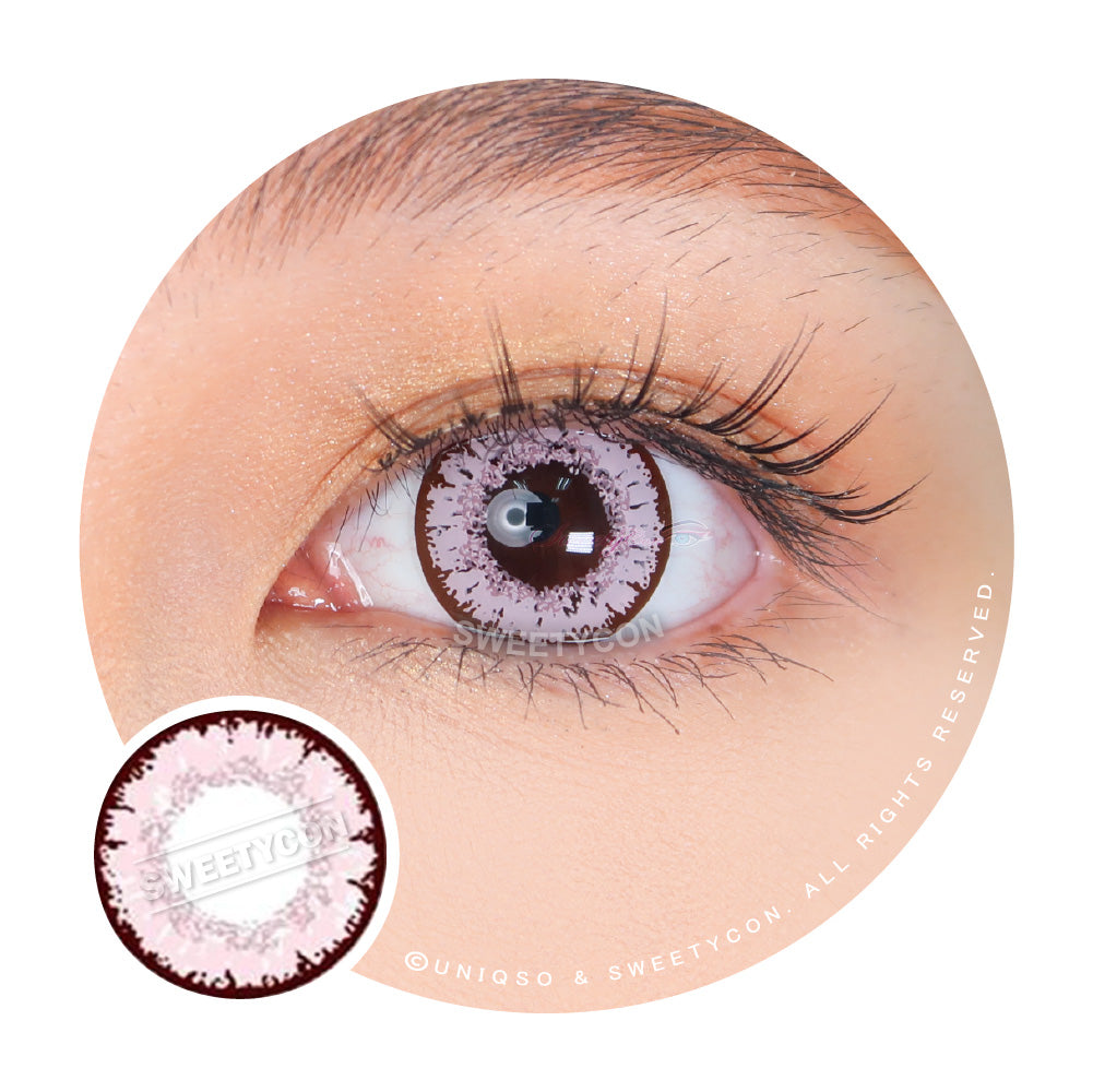 Sweety Queen Pearl Pink (1 lens/pack)-Colored Contacts-UNIQSO Canada