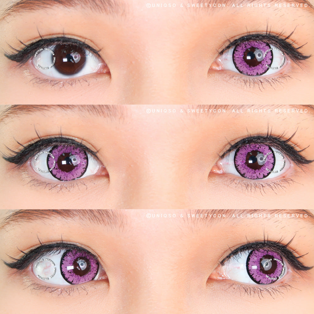 Sweety Queen Violet (1 lens/pack)-Colored Contacts-UNIQSO Canada