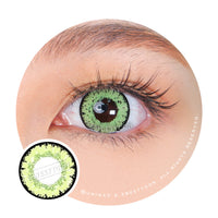 Sweety Queen Yellow Green (1 lens/pack)-Colored Contacts-UNIQSO Canada