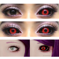 Sweety Red Sclera Contacts - Red Ghoul/Gremlin (1 lens/pack)-Sclera Contacts-UNIQSO Canada