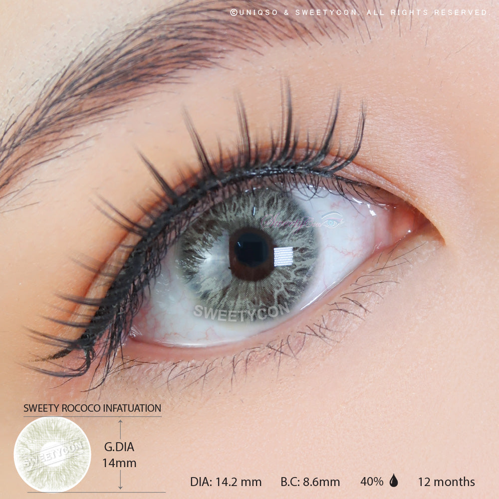 Sweety Rococo Infatuation (1 lens/pack)-Colored Contacts-UNIQSO Canada