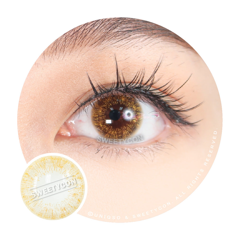 Sweety Shine Smile Brown (1 lens/pack)-Colored Contacts-UNIQSO Canada