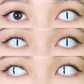Sweety Snake Eye White (1 lens/pack)-Colored Contacts-UNIQSO Canada