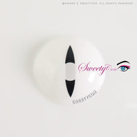 Sweety Snake Eye White (1 lens/pack)-Colored Contacts-UNIQSO Canada