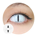 Sweety Snake Eye White (1 lens/pack)-Colored Contacts-UNIQSO Canada
