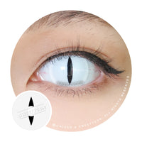 Sweety Snake Eye White (1 lens/pack)-Colored Contacts-UNIQSO Canada