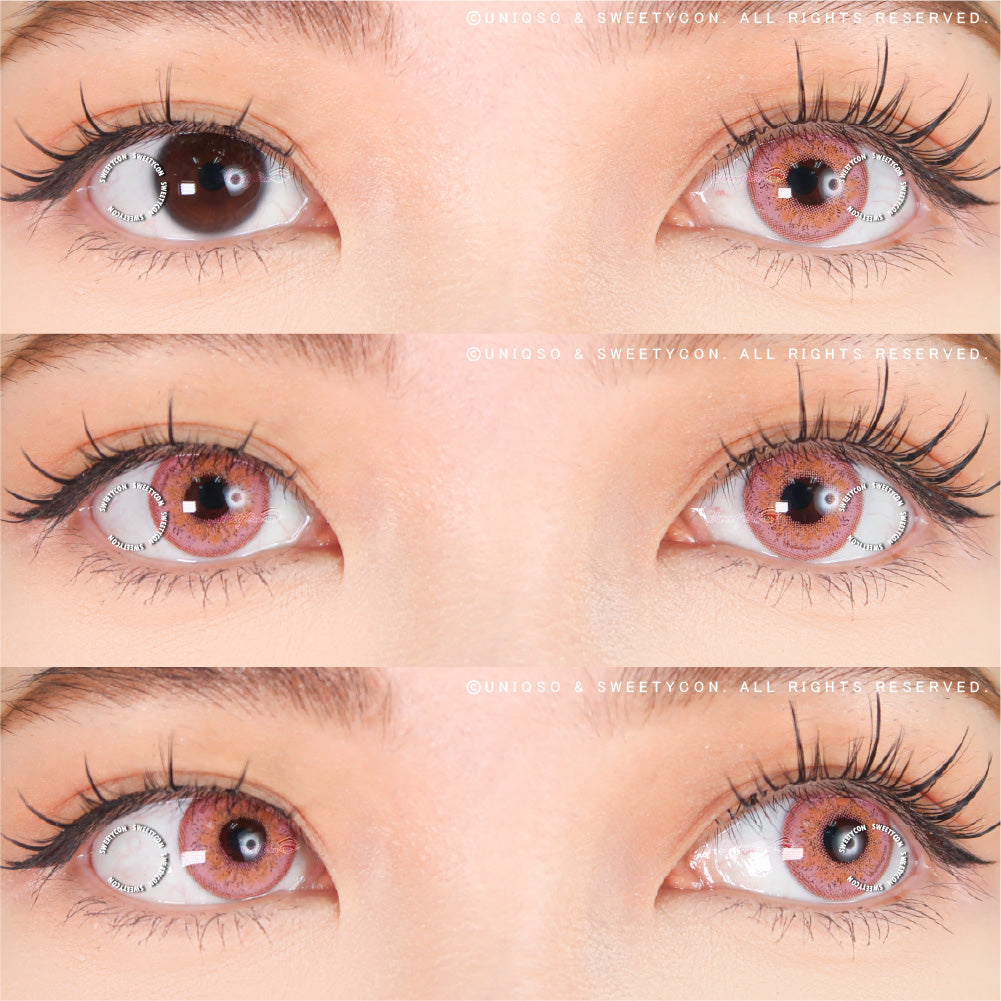 Sweety Sugar Pink (1 lens/pack)-Colored Contacts-UNIQSO Canada