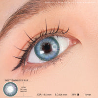 Sweety Twinkle Eye Blue (1 lens/pack)-Colored Contacts-UNIQSO Canada
