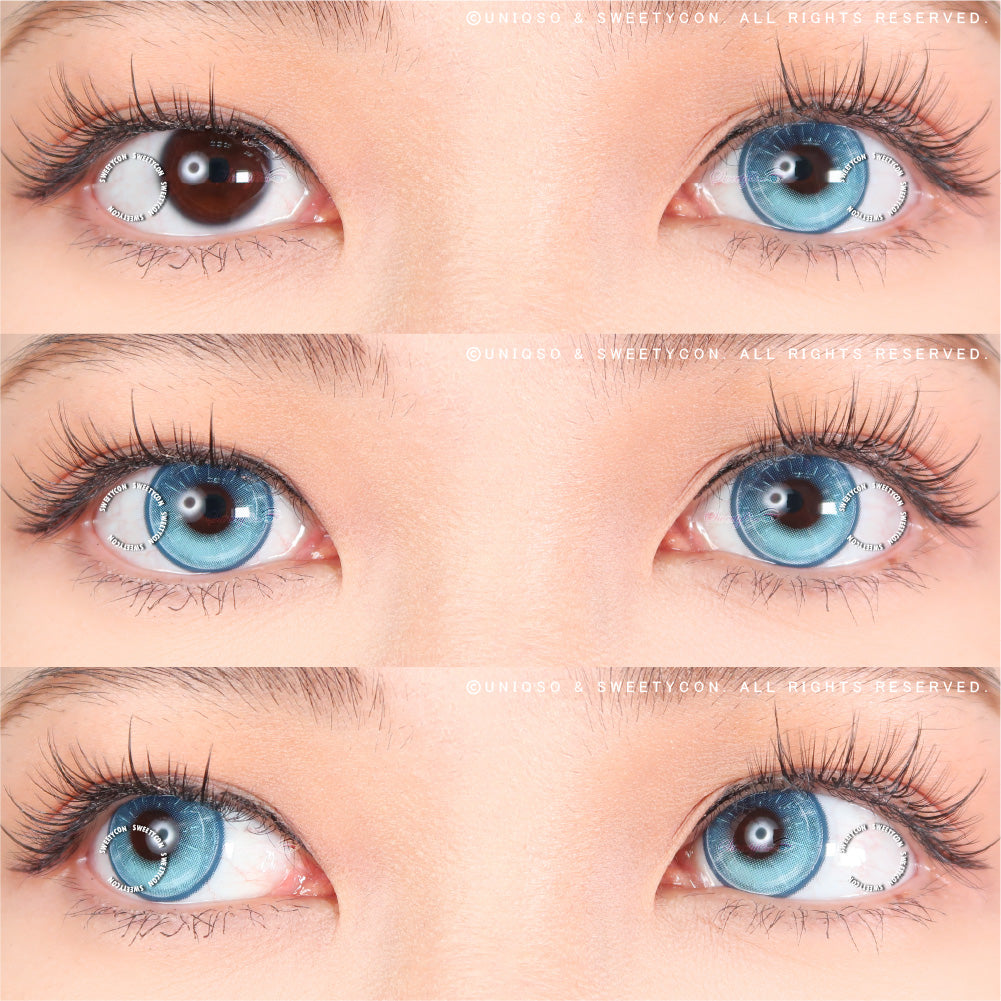 Sweety Vista Blue (1 lens/pack)-Colored Contacts-UNIQSO Canada