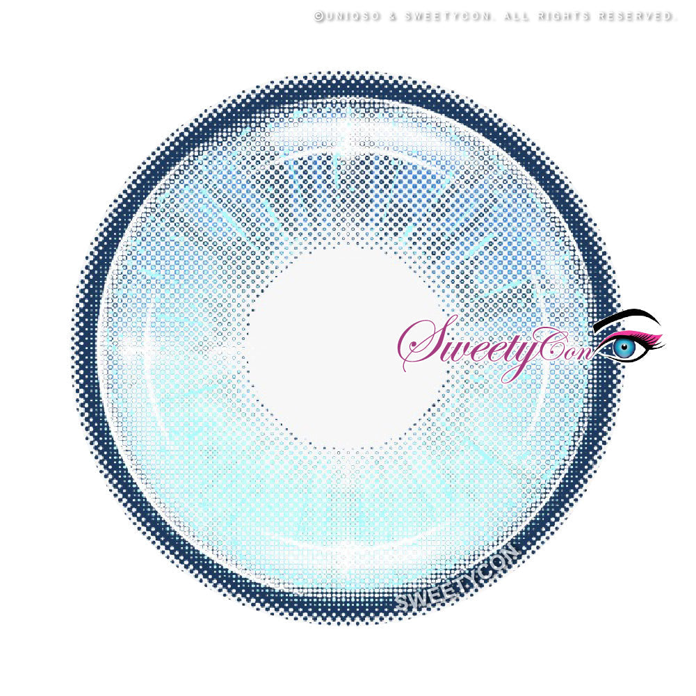 Sweety Vista Blue (1 lens/pack)-Colored Contacts-UNIQSO Canada