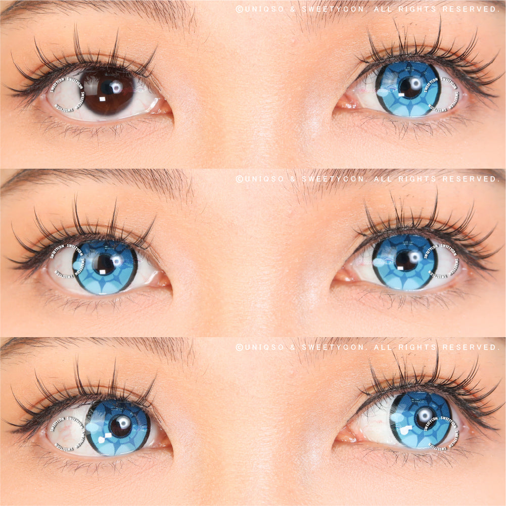 Sweety x Eyesinger Artic Star Blue (2 lenses/pack)-Colored Contacts-UNIQSO Canada