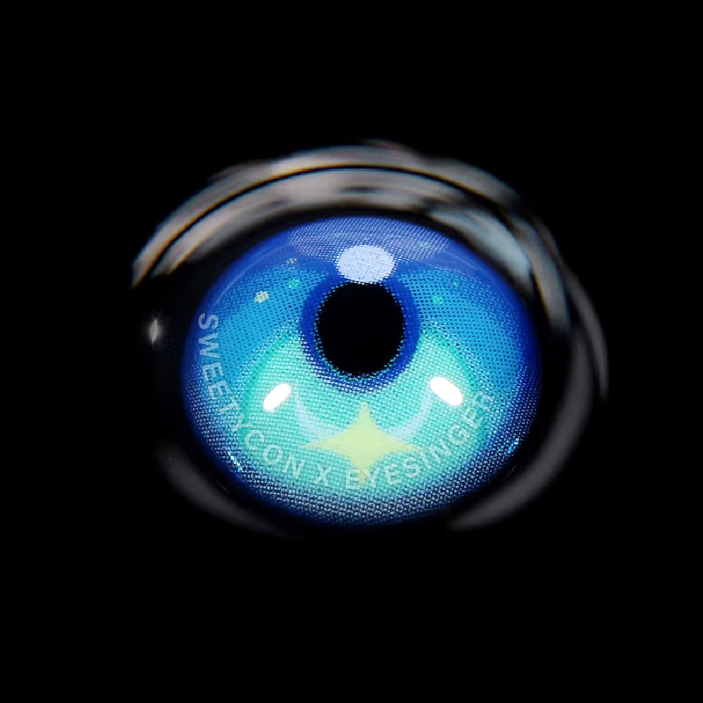 Sweety x Eyesinger Aurora Tide Blue (2 lenses/pack)-Colored Contacts-UNIQSO Canada