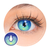Sweety x Eyesinger Aurora Tide Blue (2 lenses/pack)-Colored Contacts-UNIQSO Canada