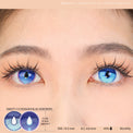 Sweety x Eyesinger Blue Dewdrops (2 lenses/pack)-Colored Contacts-UNIQSO Canada