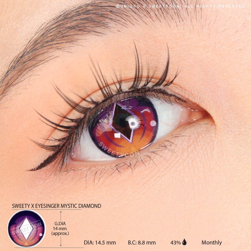 Sweety x Eyesinger Mystic Diamond (2 lenses/pack)-Colored Contacts-UNIQSO Canada