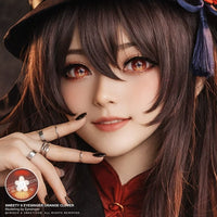 Sweety x Eyesinger Orange Clover (2 lenses/pack)-Colored Contacts-UNIQSO Canada
