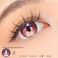 Sweety x Eyesinger Violet Butterfly (2 lenses/pack)-Colored Contacts-UNIQSO Canada