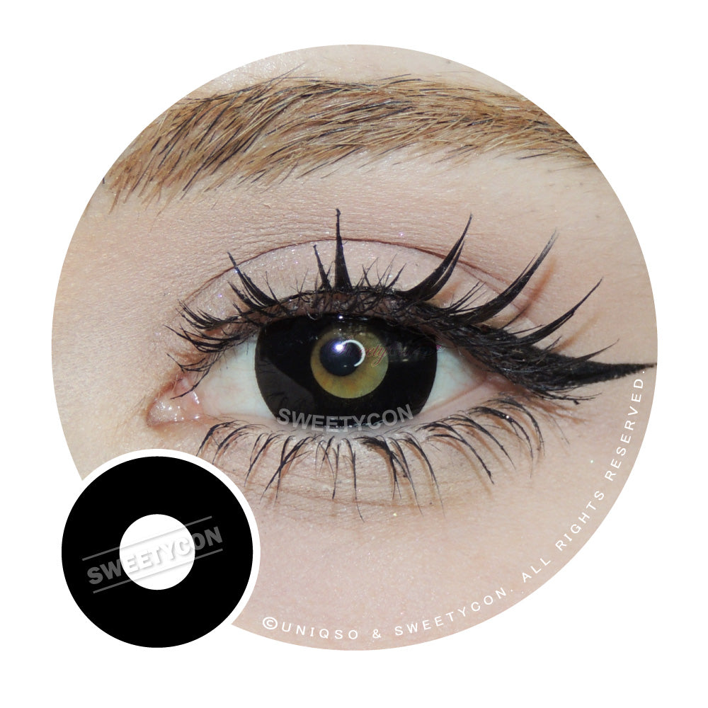 Sweety Crazy Black Out (1 lens/pack)-Crazy Contacts-UNIQSO