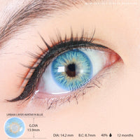 Urban Layer Avatar N Blue (1 lens/pack)-Colored Contacts-UNIQSO Canada