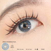 Urban Layer Berkeley Blue (1 lens/pack)-Colored Contacts-UNIQSO Canada