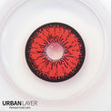 Urban Layer Crazy Tokyo N Red (1 lens/pack)-Colored Contacts-UNIQSO Canada