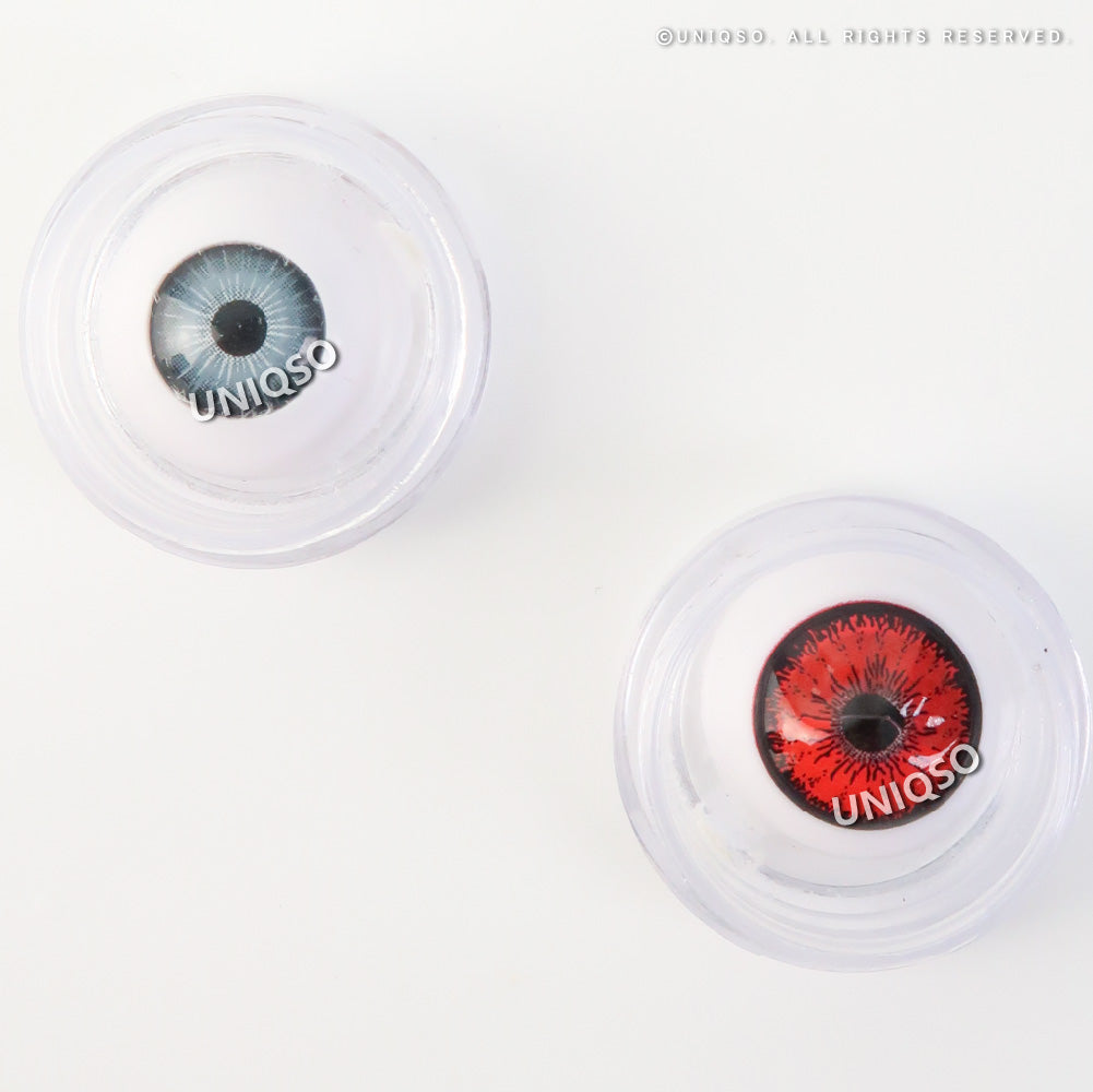 Urban Layer Crazy Tokyo N Red (1 lens/pack)-Colored Contacts-UNIQSO Canada