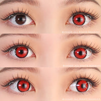 Urban Layer Crazy Tokyo N Red (1 lens/pack)-Colored Contacts-UNIQSO Canada