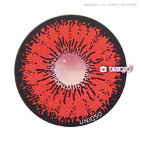 Urban Layer Crazy Tokyo N Red (1 lens/pack)-Colored Contacts-UNIQSO Canada