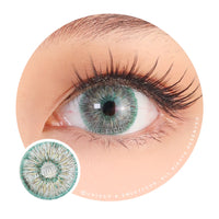 Urban Layer Emerald Rain (1 lens/pack)-Colored Contacts-UNIQSO Canada