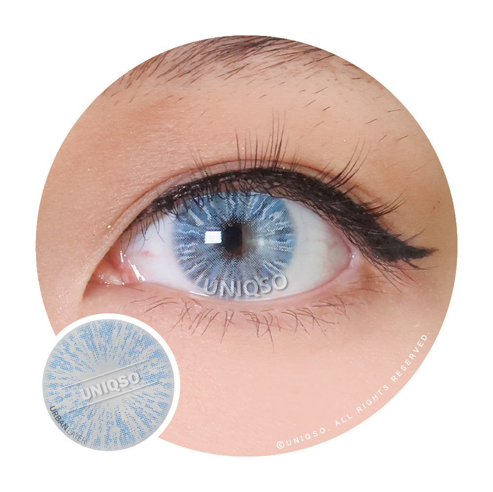 Urban Layer Frozen Gray (1 lens/pack)-Colored Contacts-UNIQSO Canada