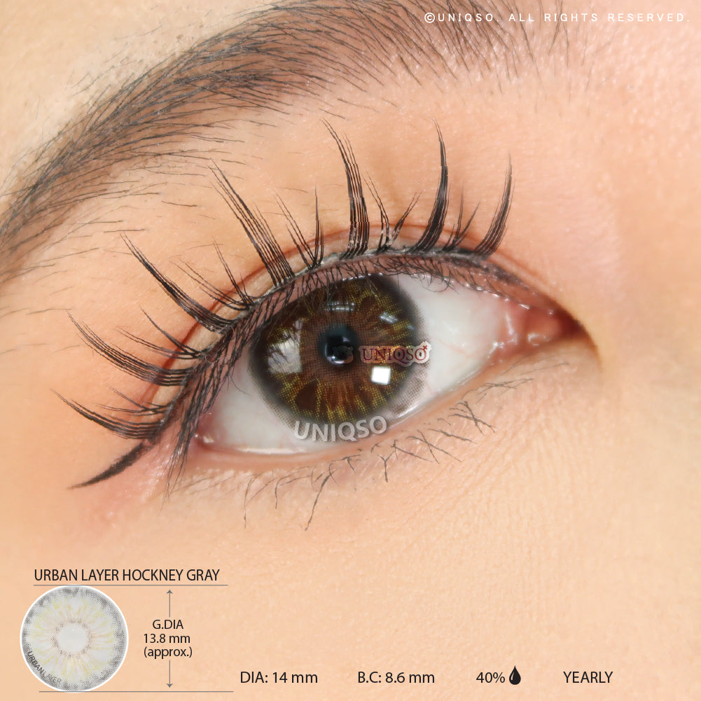 Urban Layer Hockney Gray (1 lens/pack)-Colored Contacts-UNIQSO