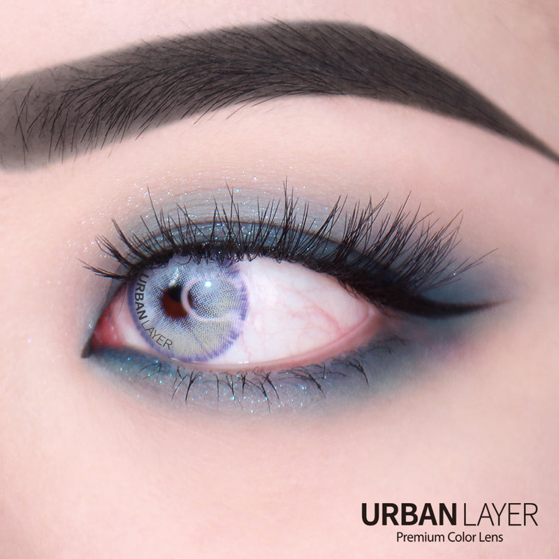 Urban Layer Las Vegas FE Ash Blue (1 lens/pack)-Colored Contacts-UNIQSO Canada