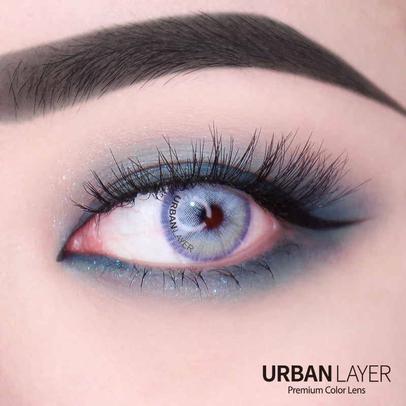 Urban Layer Las Vegas FE Ash Blue (1 lens/pack)-Colored Contacts-UNIQSO Canada