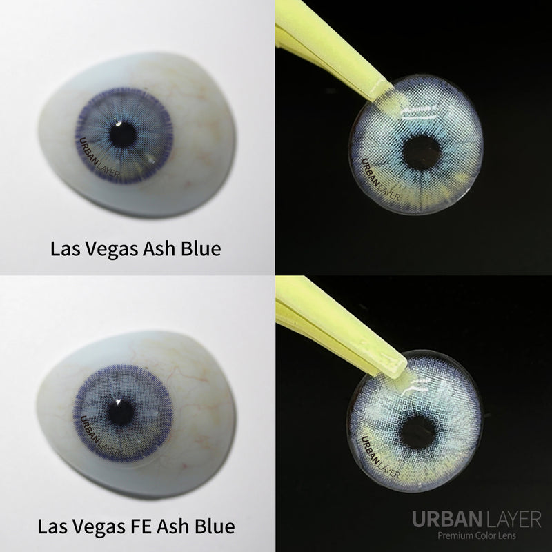 Urban Layer Las Vegas FE Ash Blue (1 lens/pack)-Colored Contacts-UNIQSO Canada