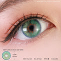 Urban Layer Las Vegas Jade Green colored contacts